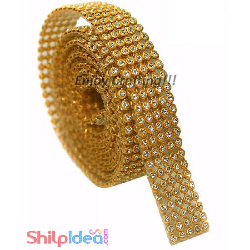 Stone Lace - Golden - 1.25 Meter